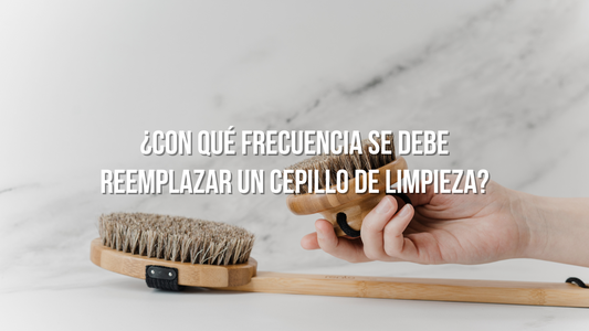 ¿Con qué frecuencia se debe reemplazar un cepillo de limpieza?