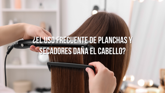 ¿El Uso Frecuente de Planchas y Secadores Daña el Cabello?