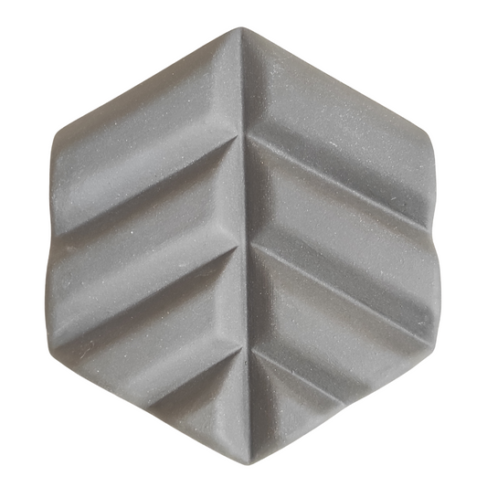 Jabonera de Cerámica Hexágono Negro