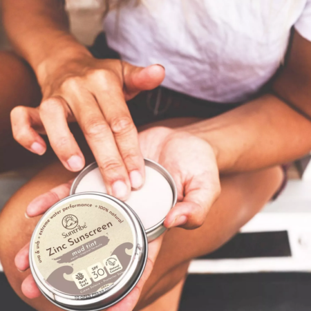 Suntribe Natural Mineral Face & Sport Zinc Protector Solar Tinte de barro - Factor 30