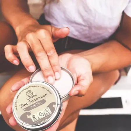 Suntribe Natural Mineral Face & Sport Zinc Protector Solar Tinte de barro - Factor 30 Suntribe