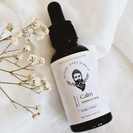 Aceite para barba natural y vegano