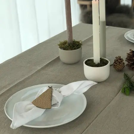 Adornos Navideños de Papel Reciclado - Beige Lubech Living