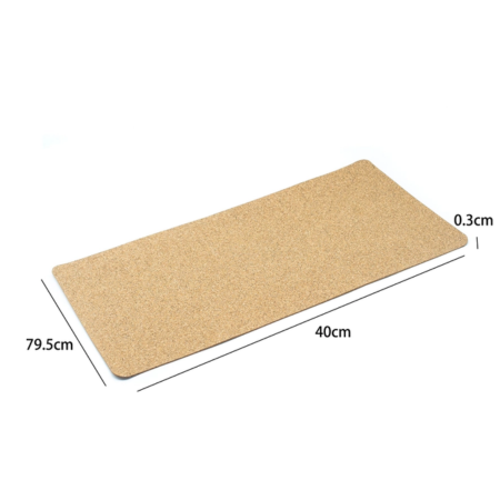 Alfombrilla de escritorio de corcho – 40 x 80 cm