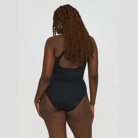 Bañador Menstrual Naiades Flujo Medio Trasera Negro