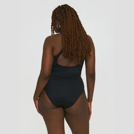 Bañador Menstrual Naiades Flujo Medio Trasera Negro