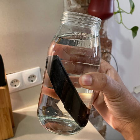 Binchotan filtro de agua de carbón activado - 2L