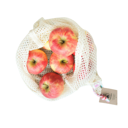 Bolsa de Malla Grande de Algodón Orgánico