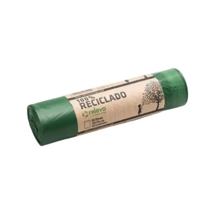 Bolsas de Basura Recicladas - Cubo Grande | 50L Relevo