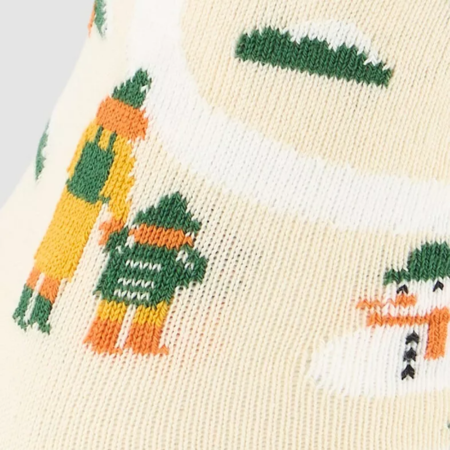 Calcetines Algodon Organico Nieve Zoom