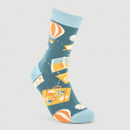 Calcetines Algodon Organico Globos Aerostaticos