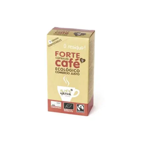 Cápsulas compostables para máquina Nespresso - Forte Alternativa3