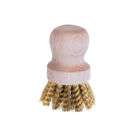 Cepillo para fregar ollas con latón