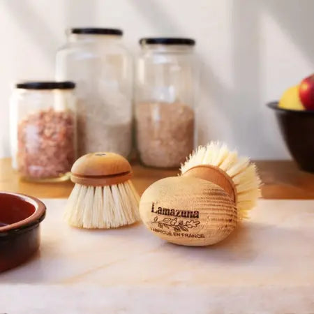 Cepillo para platos con cabezal reemplazable Lamazuna