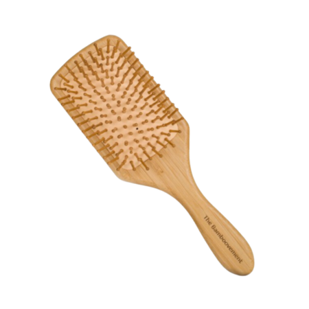 Cepillo de Pelo Cuadrado de Bambú