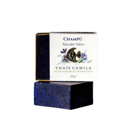 Champú Sólido Matizador para Cabello Teñido, Rubio, Blanco o Decolorado Thais Camila