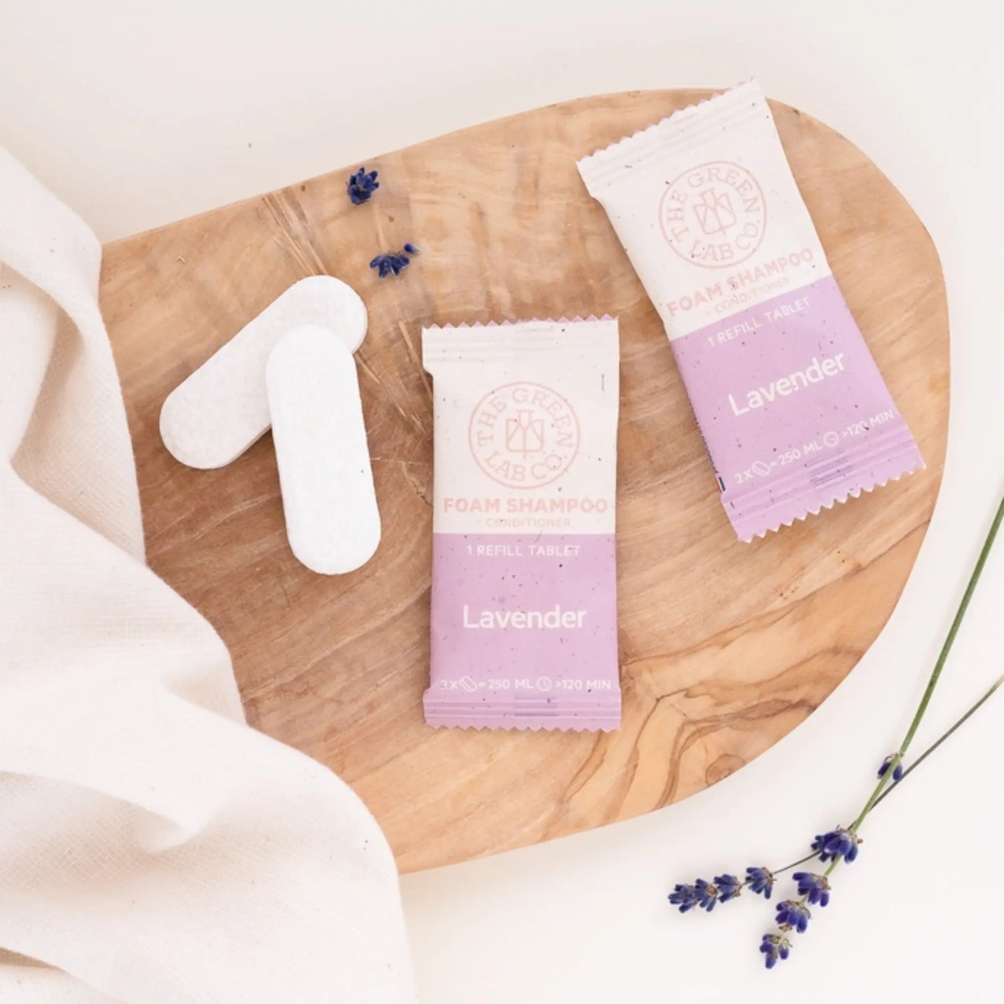 Champú Natural Recargable – Lavanda y Jazmín The Green Lab Co.