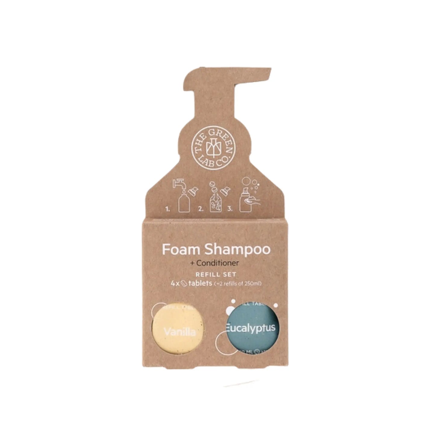 Champú Natural Recargable – Eucalipto y Vainilla The Green Lab Co.
