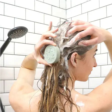 Champú sólido para cabello graso - Arcilla verde y espirulina Lamazuna