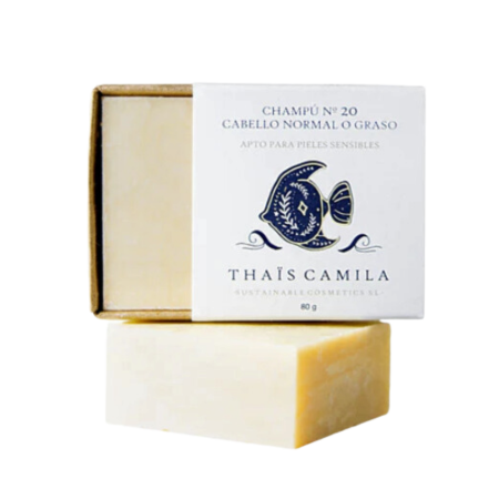 Champú Sólido para Cabello Graso o Normal - Thais Camila