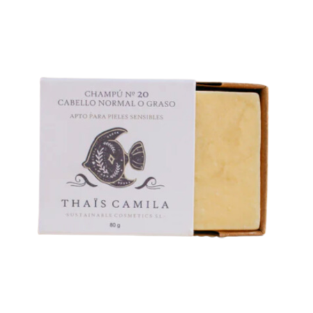 Champú Sólido para Cabello Graso o Normal - Thais Camila