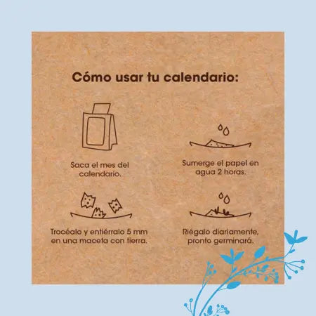 Calendario Plantable 2025 Resetea