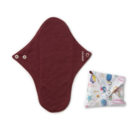 Compresa reutilizable de tela - flujo abundante (noche)