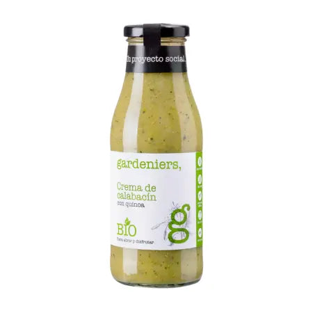 Crema de calabacín con quinoa ecológica Gardeniers