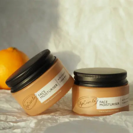 Crema Hidratante Facial con Vitamina E y Aloe Vera: Tamaño de Viaje UpCircle