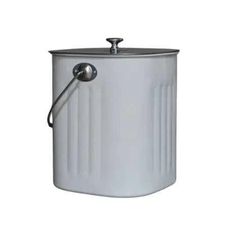 Cubo de Compostaje Blanco con Filtro de Carbón - 5L El Cambio Lógico