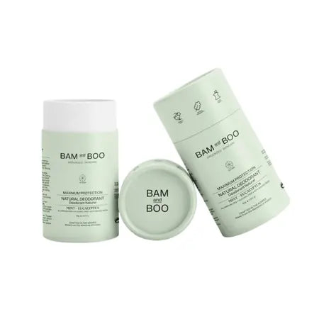 Desodorante Natural Protección Máxima: Menta y Eucalipto Bam & Boo
