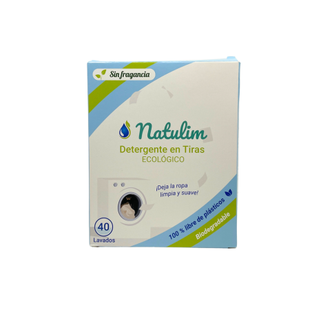 Natulim Detergente Natural en Tiras - Sin Fragancia