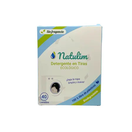 Natulim Detergente Natural en Tiras - Sin Fragancia Natulim