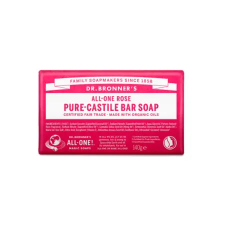 Dr Bronners Jabón de Castilla Rosa Dr. Bronner's