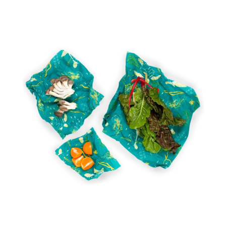 Bee's Wrap | Envoltorios de Cera de Abeja - Surtido (Oceano)