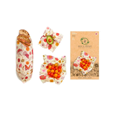 Bee's Wrap | Envoltorios de Cera Vegana - Surtido (Pradera)