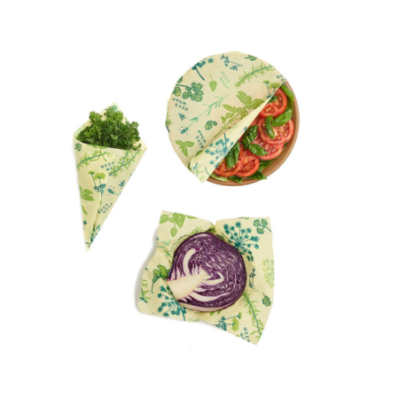 Bee's Wrap | Envoltorios de Cera Vegana - Surtido (Jardín)