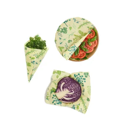 Bee's Wrap | Envoltorios de Cera Vegana - Surtido (Jardín) Bee's Wrap