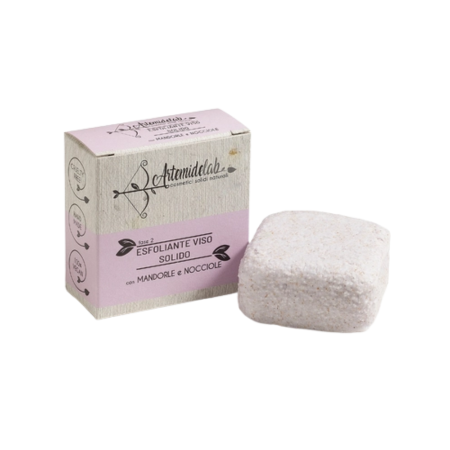 Exfoliante facial sólido con almendra y avellana