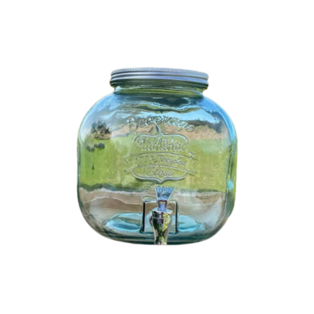 Garrafa de Vidrio Reciclado con Grifo - 6L