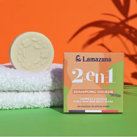Gel & champú sólido 2-en-1 Lamazuna