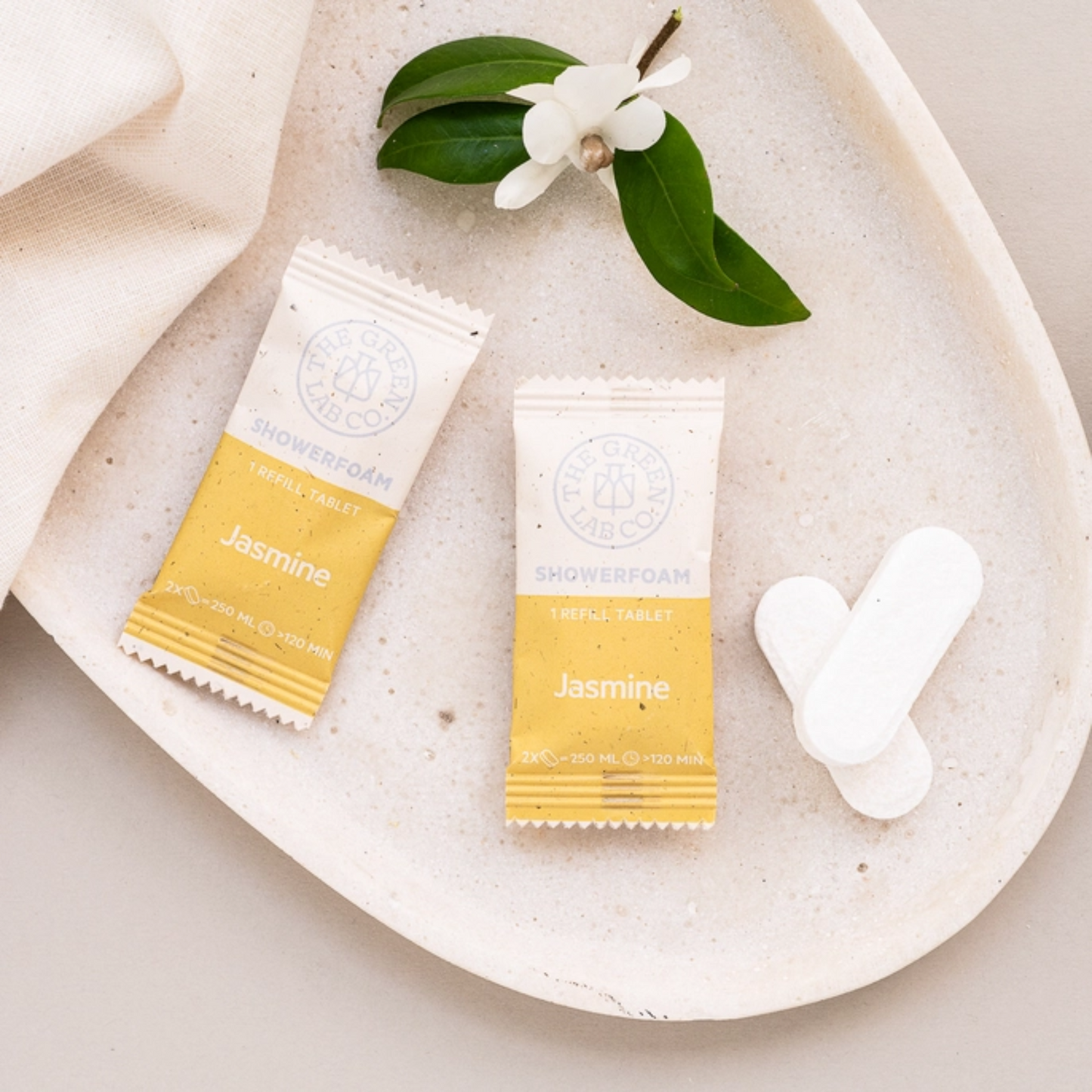 Jabón de ducha natural recargable – Lavanda y Jazmín
