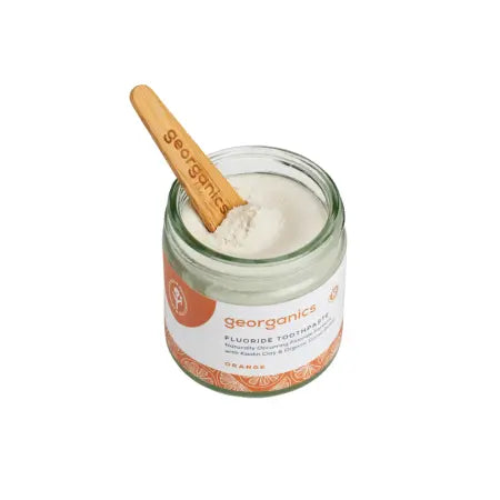 Pasta de dientes con flúor - Naranja 60ml Georganics