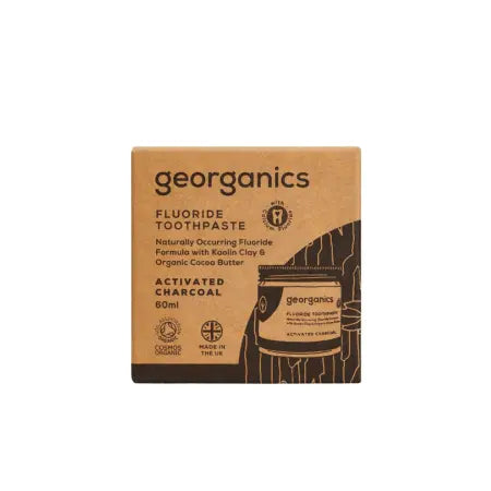 Pasta de dientes con flúor - Carbón Activado 60ml Georganics