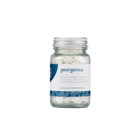 Pastilla de Enjuague Bucal con Menta - Georganics