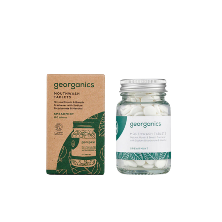 Pastilla de Enjuague Bucal con Hierbabuena - Georganics