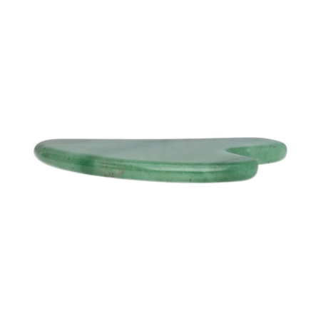 Gua Sha Masajeador Facial de Cuarzo Verde