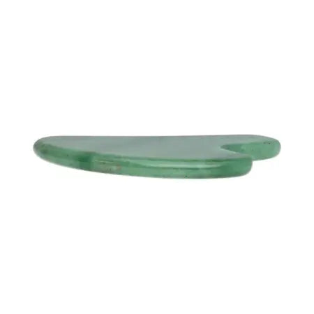 Gua Sha Masajeador Facial de Cuarzo Verde El Cambio Lógico