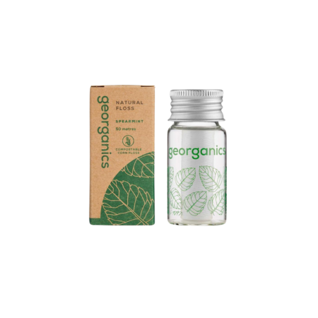 Hilo Dental Blanco de Hierbabuena - Georganics