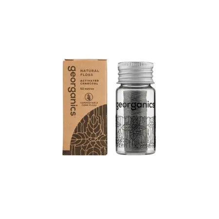 Hilo Dental Vegano Carbón Activado - Georganics Georganics